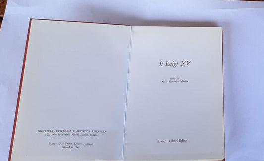 Il Luigi XV - copertina