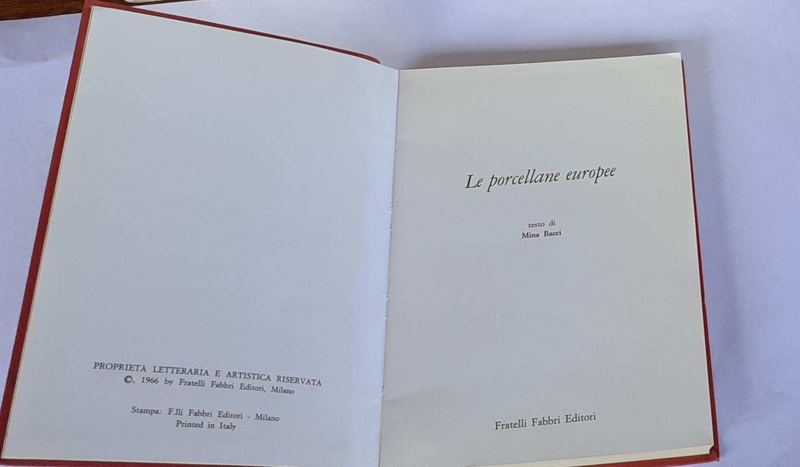 Le porcellane europee - copertina