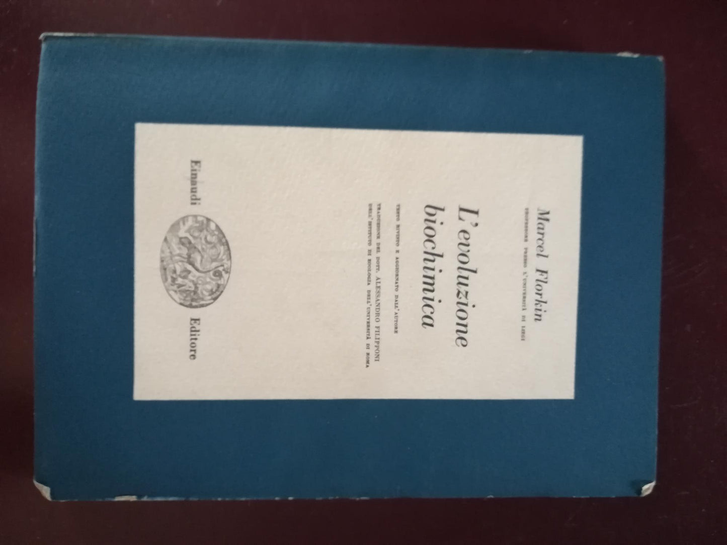 L'evoluzione biochimica - copertina