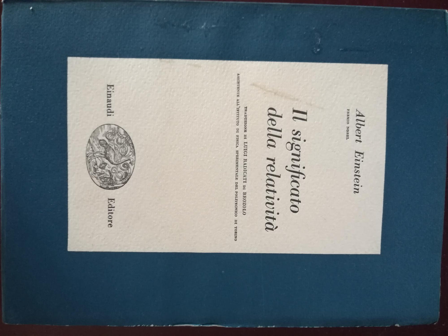 Il significato della relatività - copertina