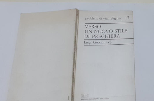 Verso un nuovo stile di preghiera - copertina