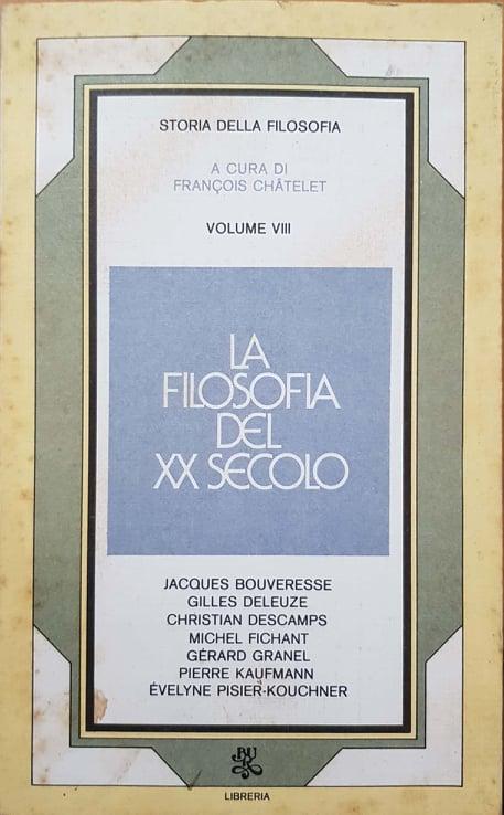 Storia della filosofia. Volume VIII - copertina