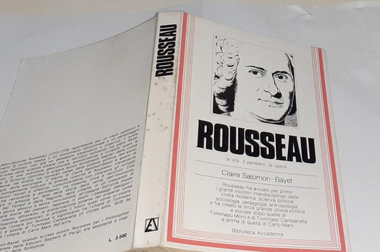 Rousseau. La vita il pensiero le opere - copertina