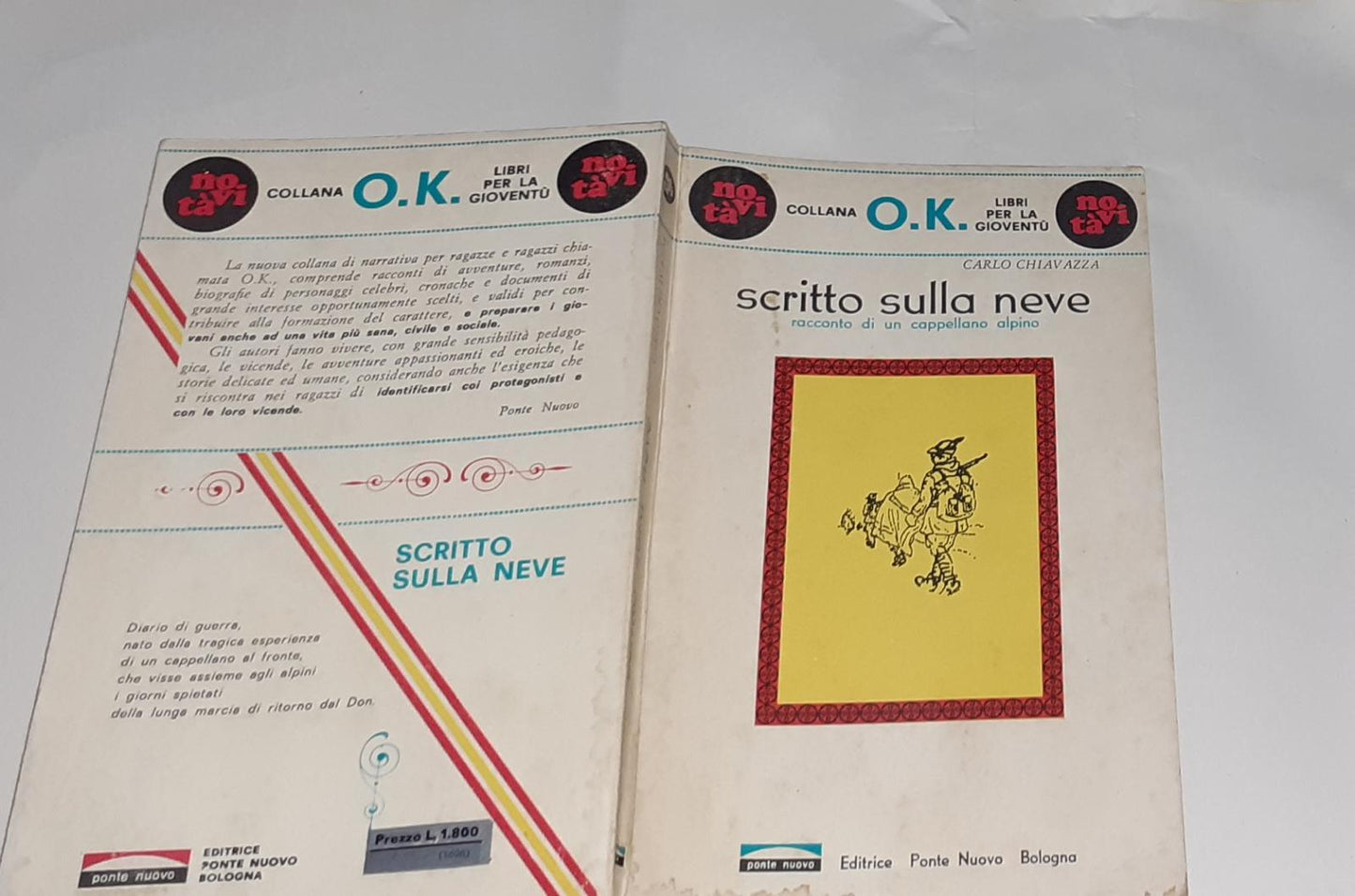 Scritto sulla neve - copertina