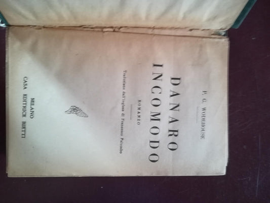 Danaro incomodo - copertina