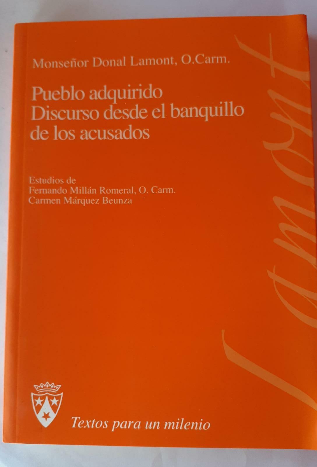 Pueblo adquirido Discurso desde el banquillo de los acusados - copertina