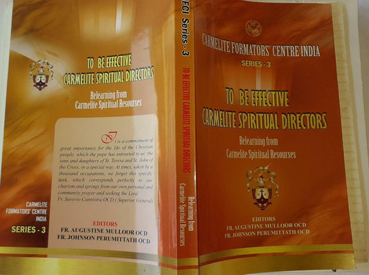 To be effective Carmelite spiritual directors - copertina