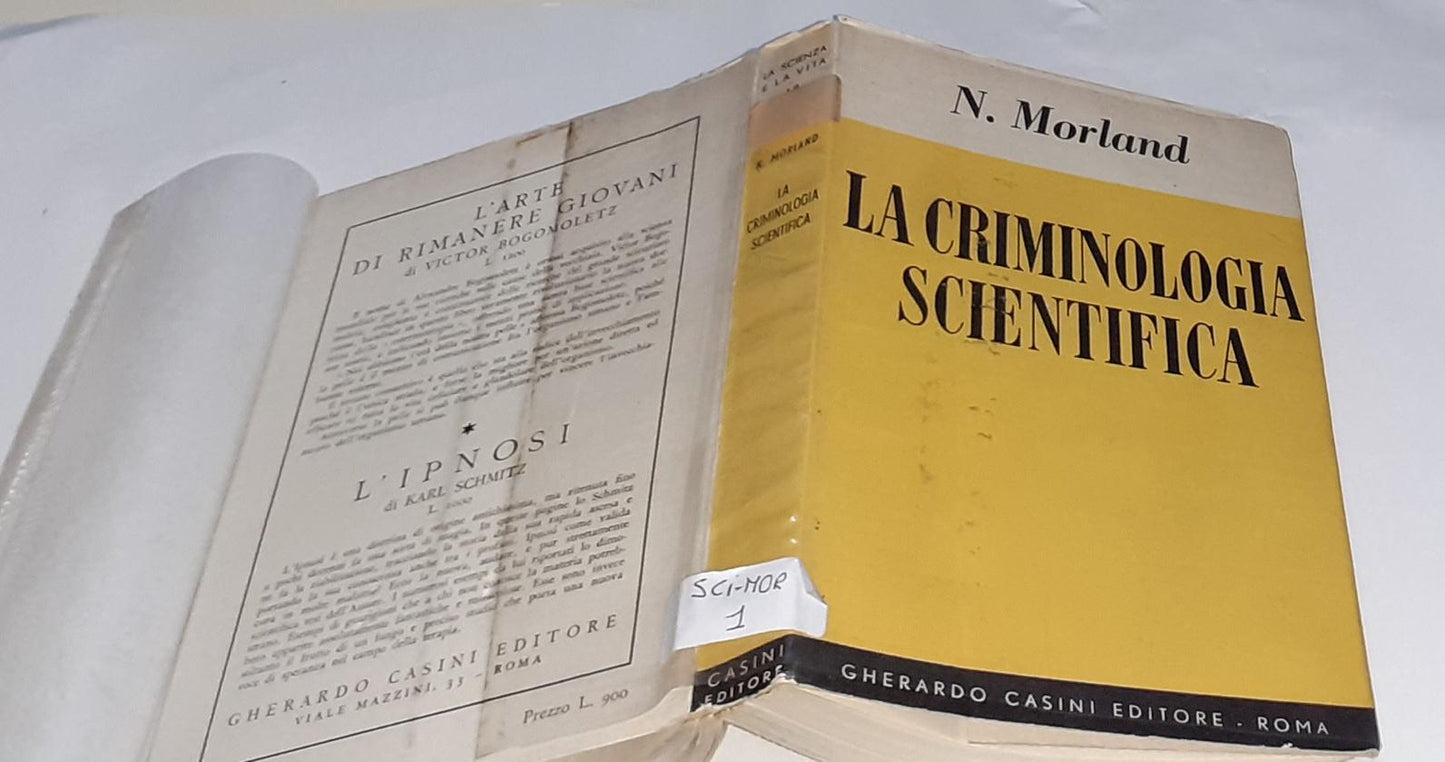 La criminologia scientifica - copertina