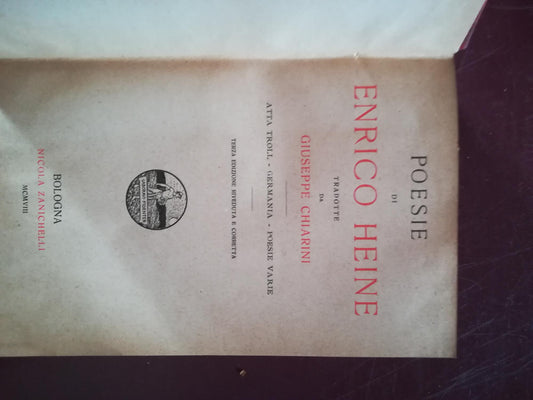 Poesie - copertina