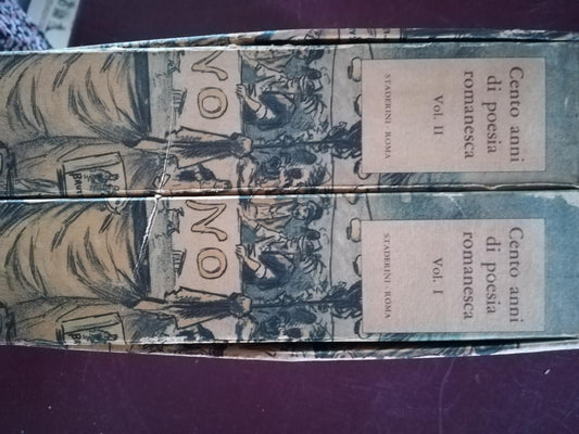 Cento anni di poesia romanesca - copertina