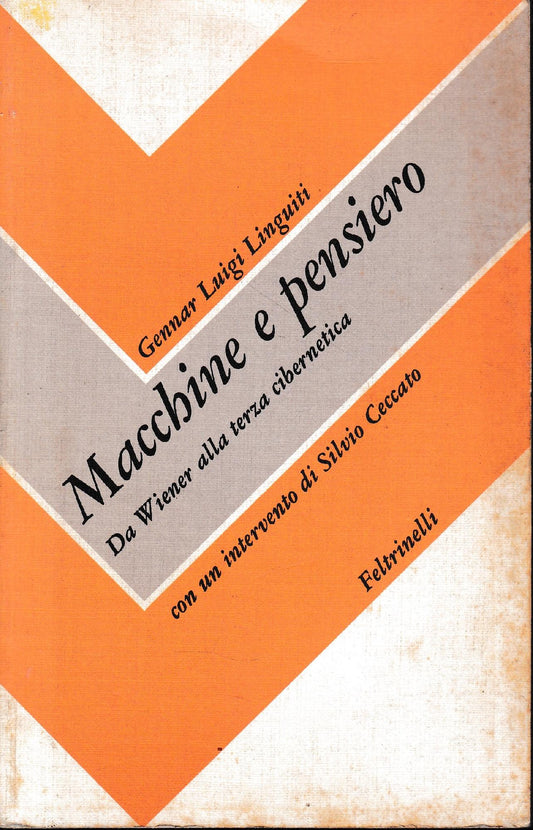 Macchine e pensiero. Da Wiener alla terza cibernetica - copertina