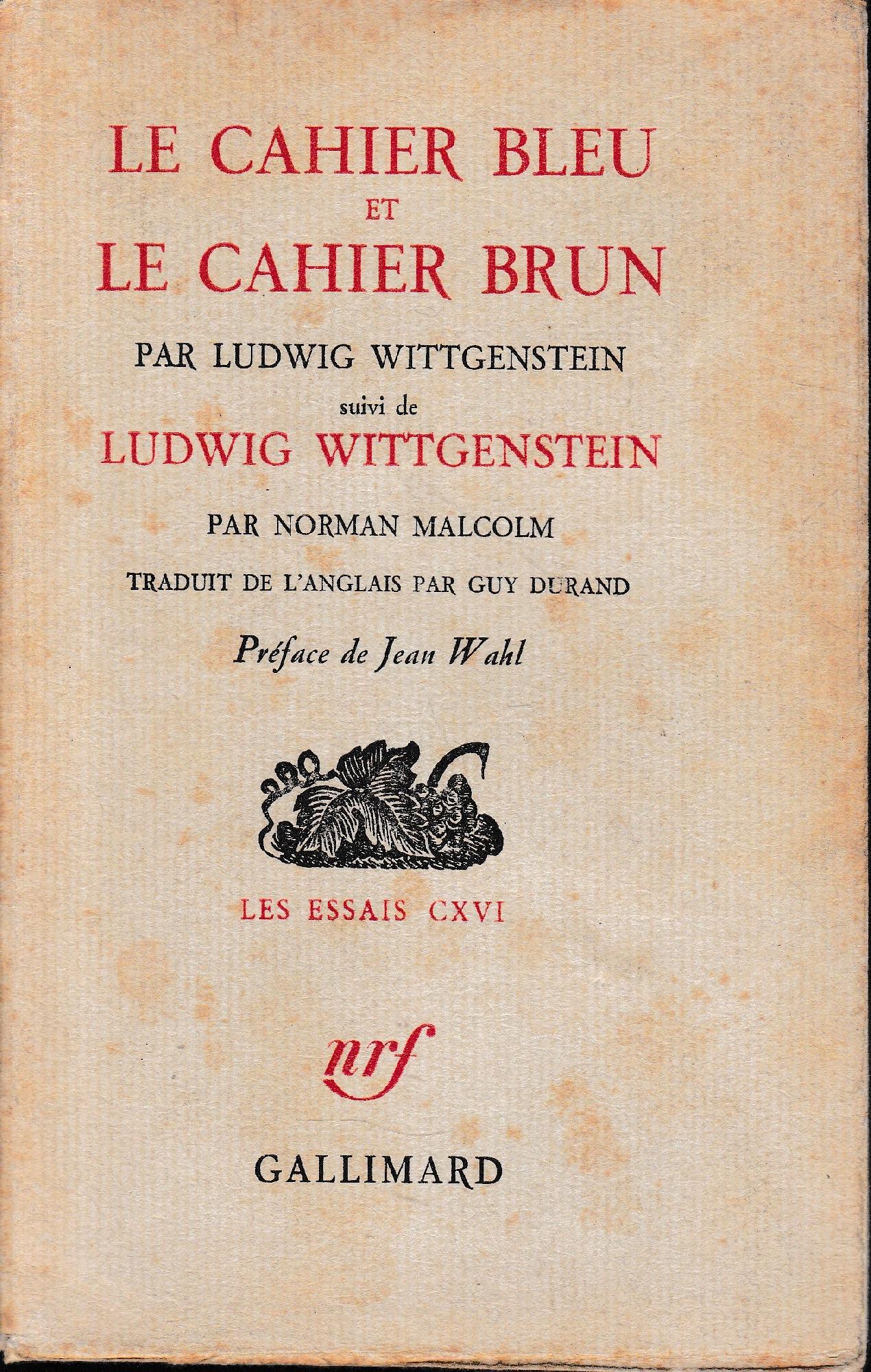 Le cahier bleu et le cahier brun - copertina