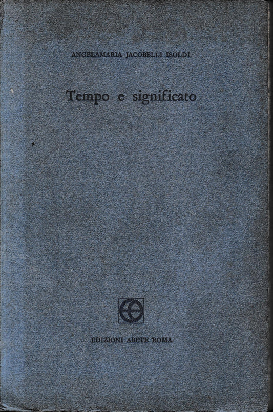 Tempo e significato - copertina