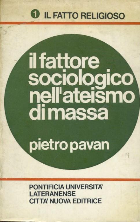 Il fattore sociologico nell'ateismo di massa - copertina