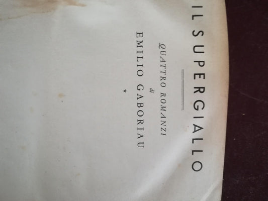 Il supergiallo: quattro romanzi - copertina