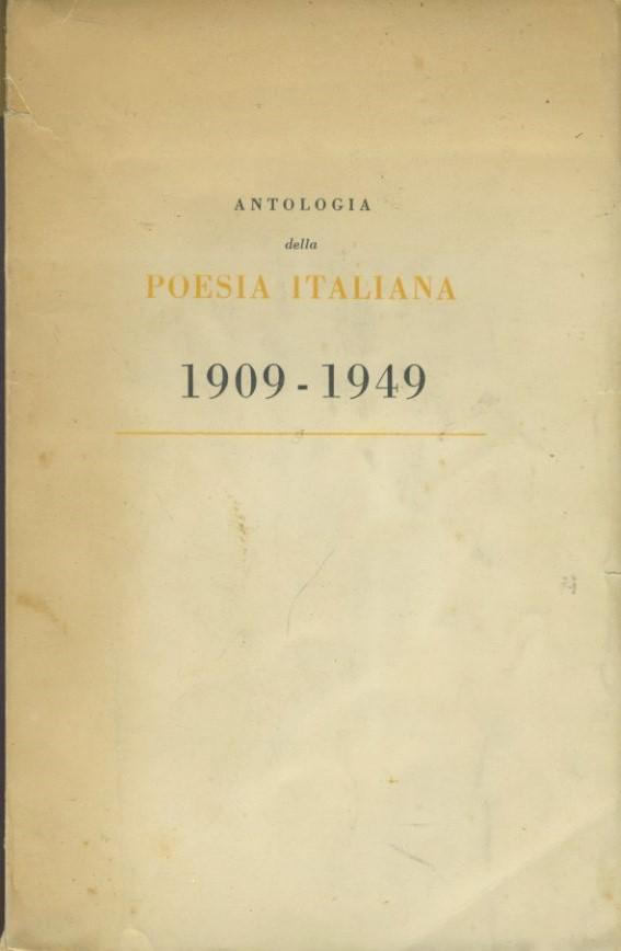 Antologia della poesia italiana 1909 -1949 - copertina