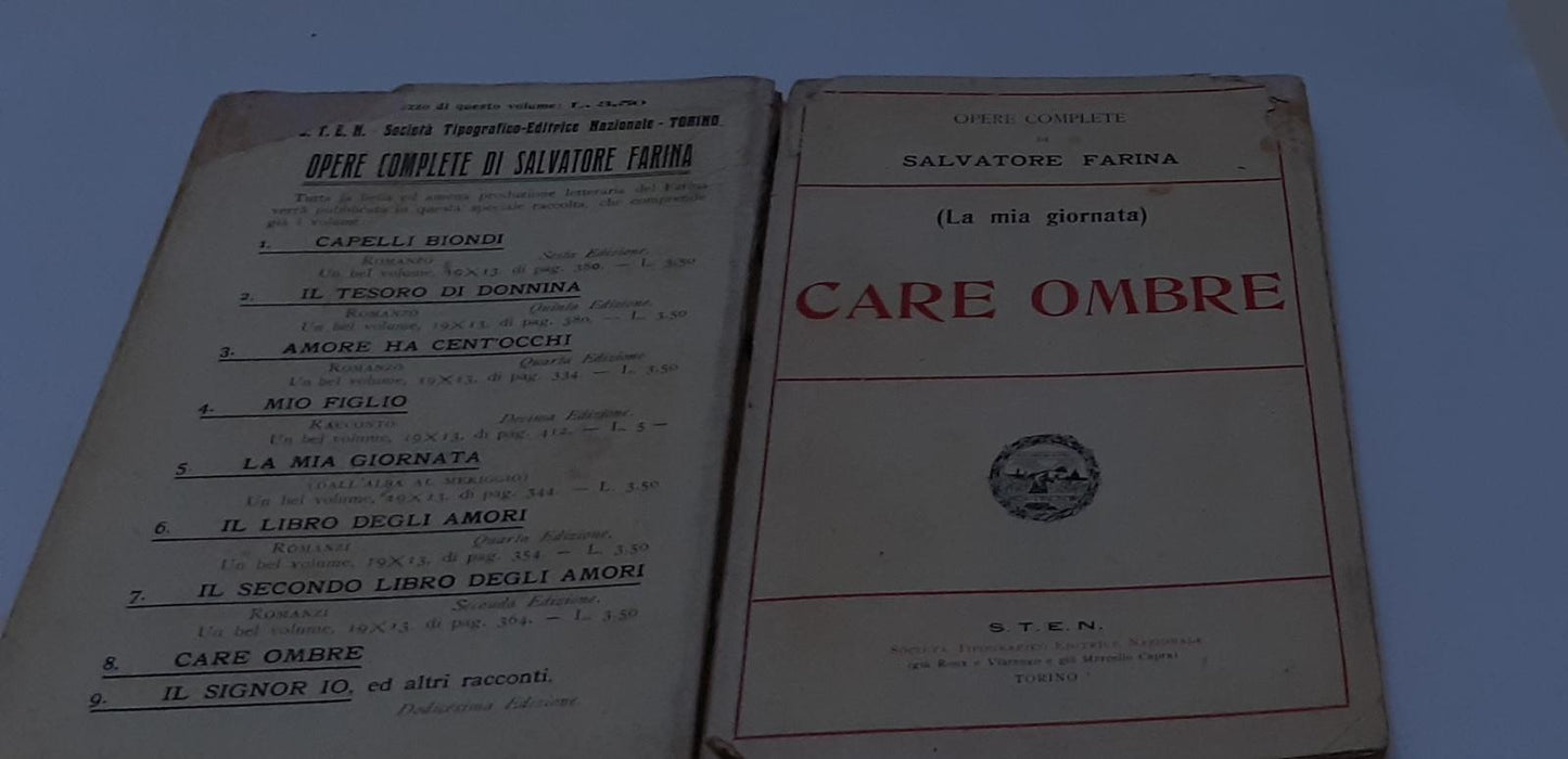 La mia giornata. Care ombre - copertina