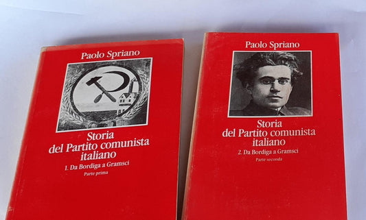Storia del Partito comunista italiano. Parte prima e seconda - copertina