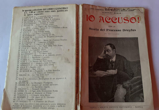 Io accuso! con la storia del Processo Dreyfus - copertina