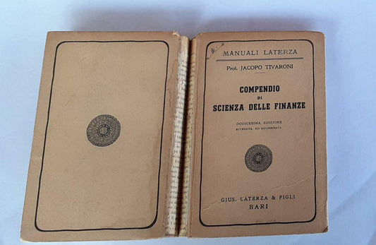 Compendio di scienza delle finanze - copertina