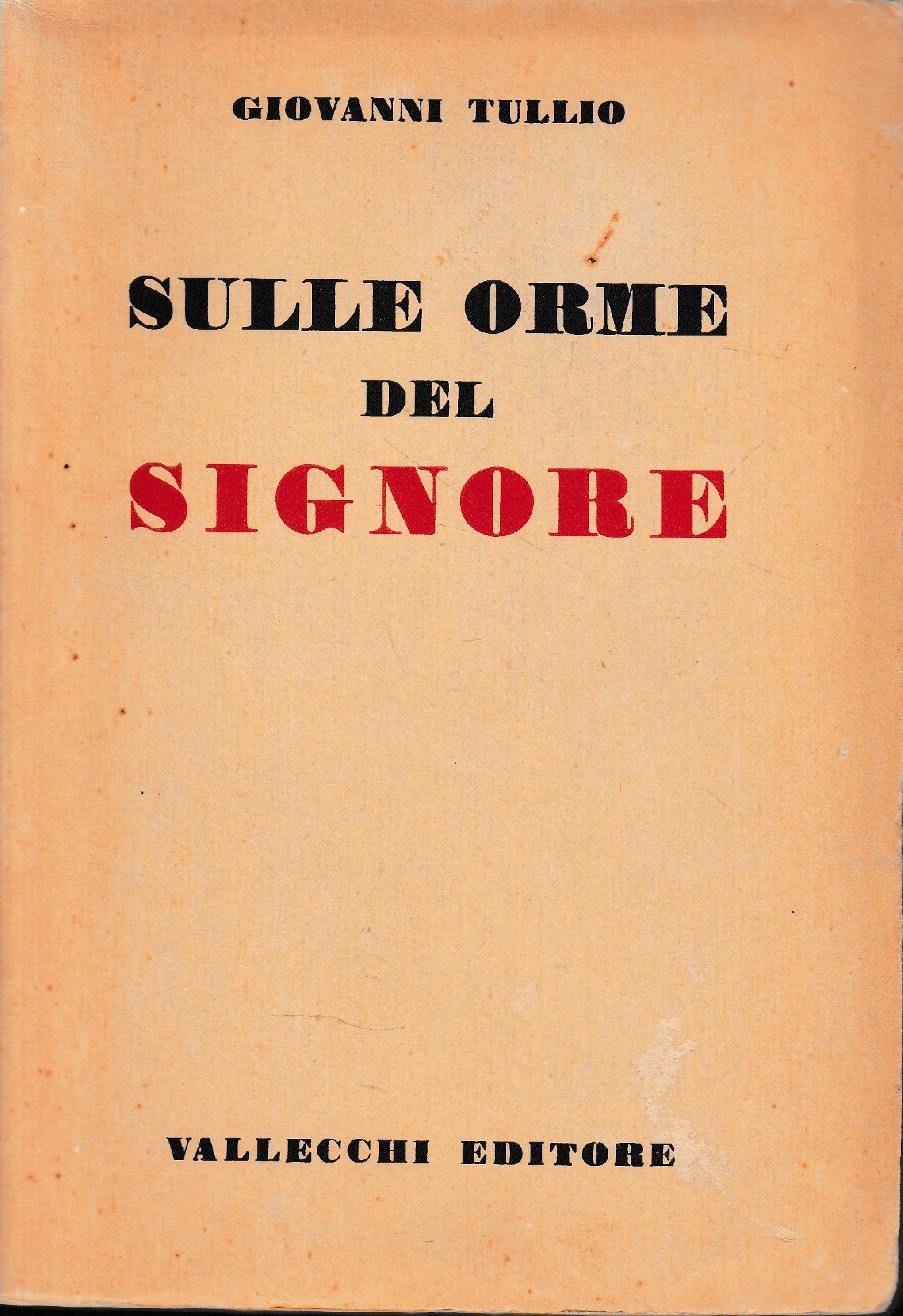 Sulle orme del Signore - copertina