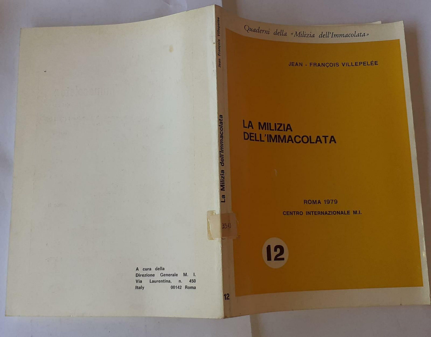 La milizia dell'Immacolata - copertina