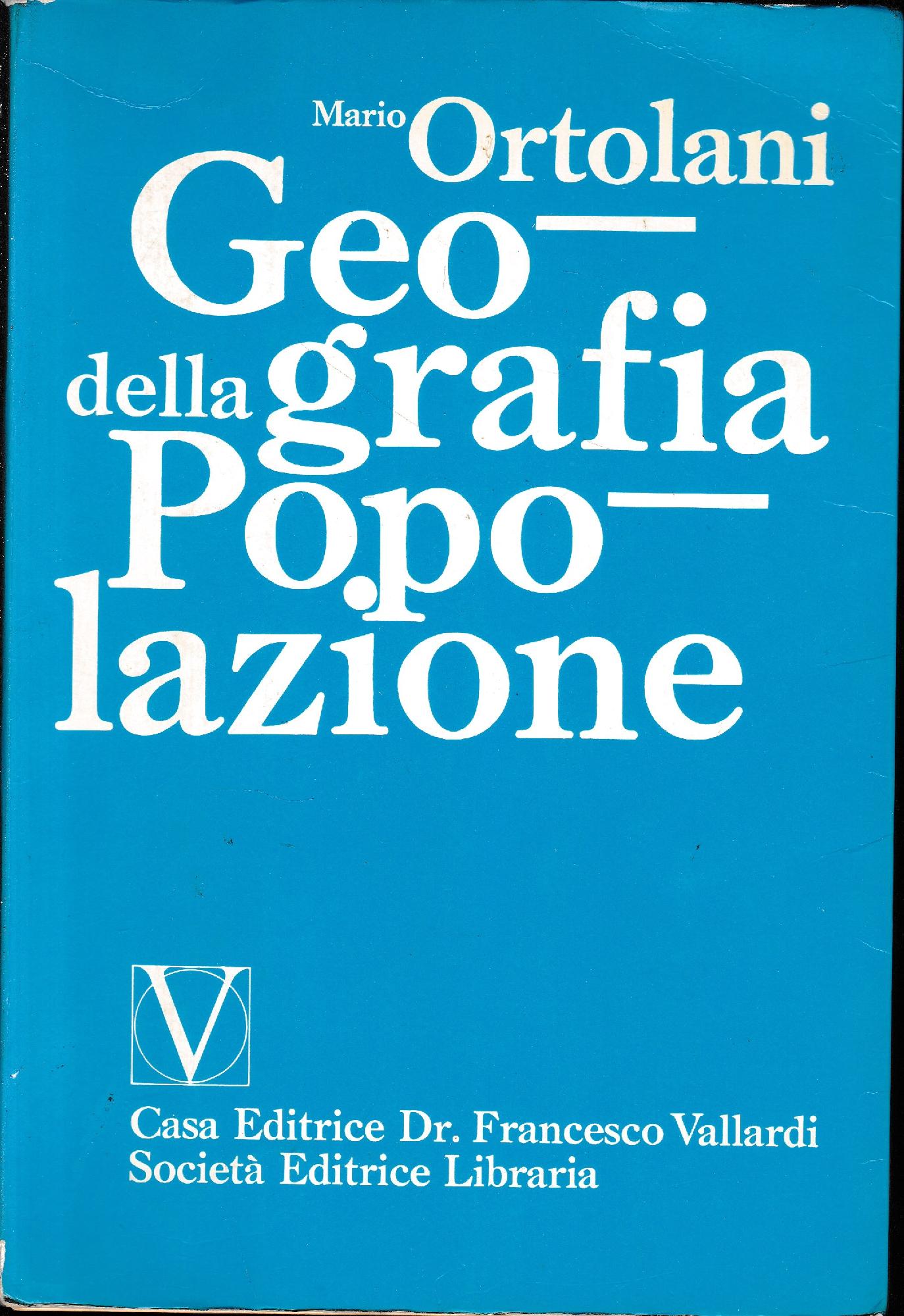 Geografia della Popolazione - copertina