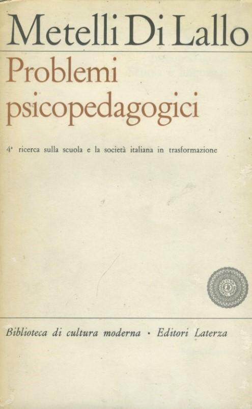 Problemi psicopedagogici - copertina