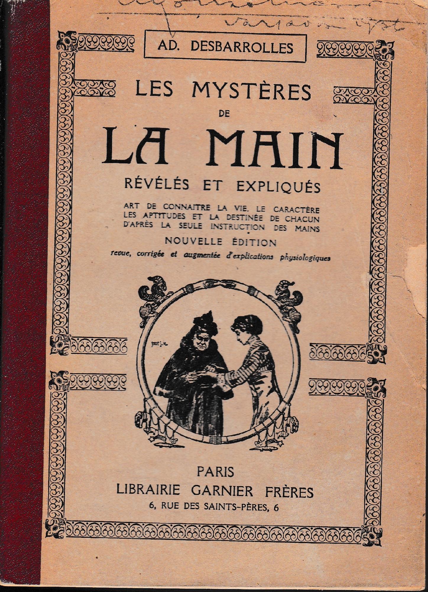 Les mystères de la main : révélés et expliqués - copertina