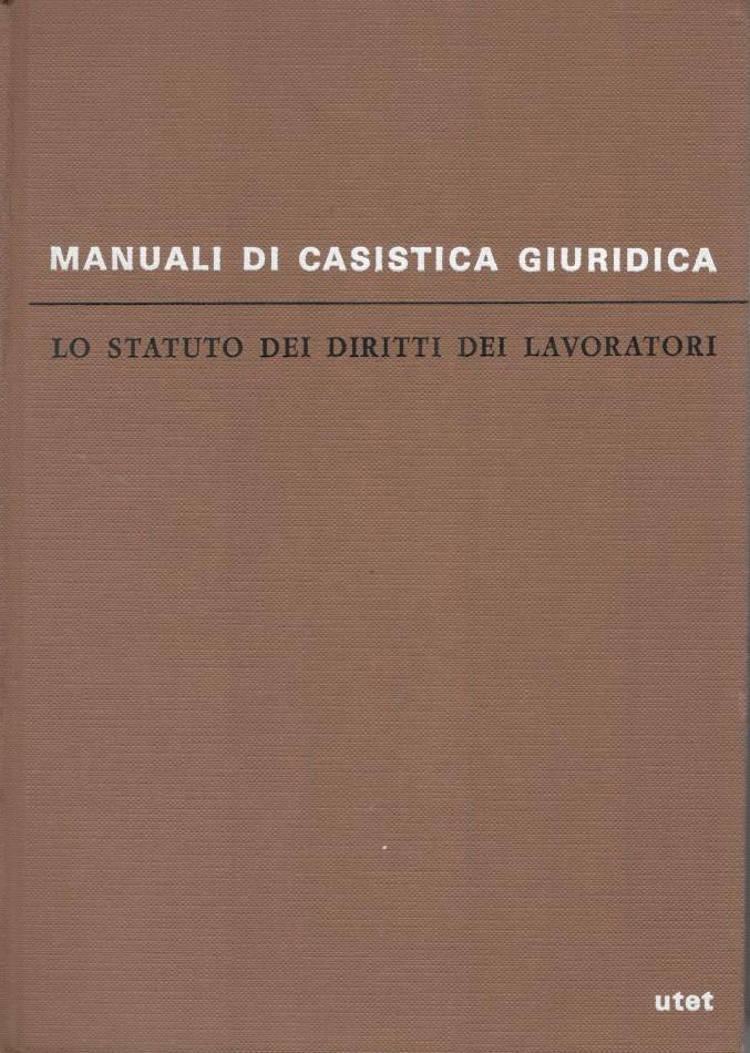 Lo statuto dei diritti dei lavoratori - copertina