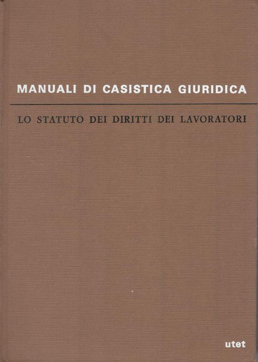 Lo statuto dei diritti dei lavoratori - copertina