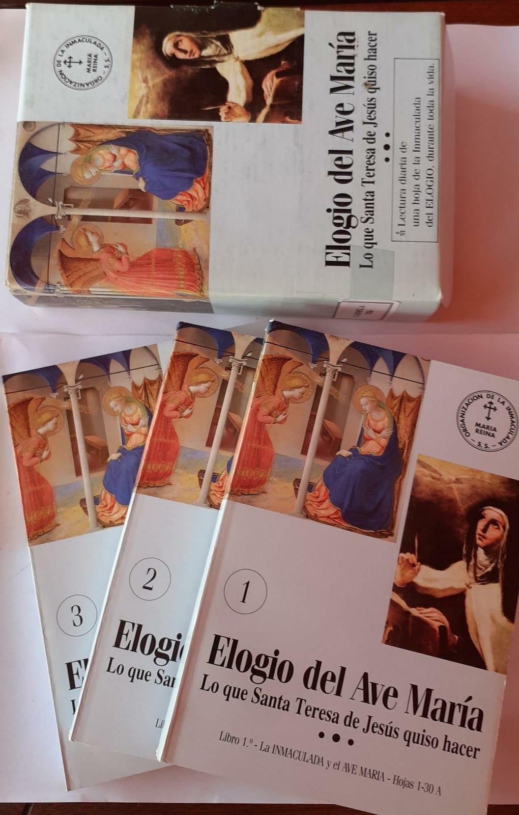 Elogio  del  Ave Maria - Lo que Santa Teresa de Jesus quiso hacer - 3 TOMOS - copertina