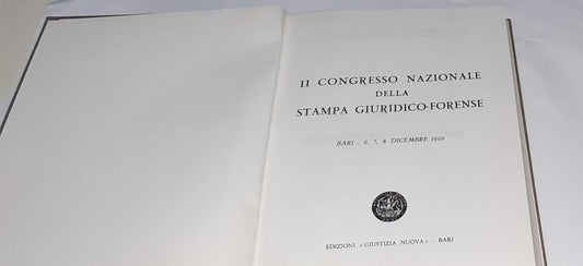 Il congresso nazionale della stampa giuridico forense - copertina
