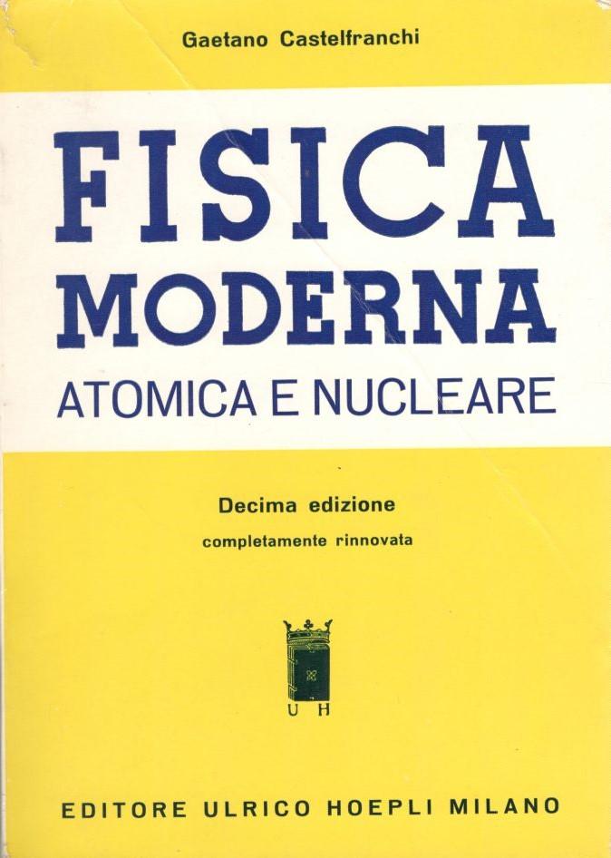 Fisica moderna atomica e nucleare - copertina