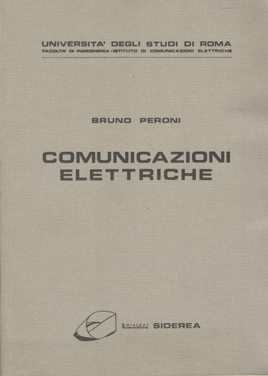 Comunicazioni elettriche - copertina