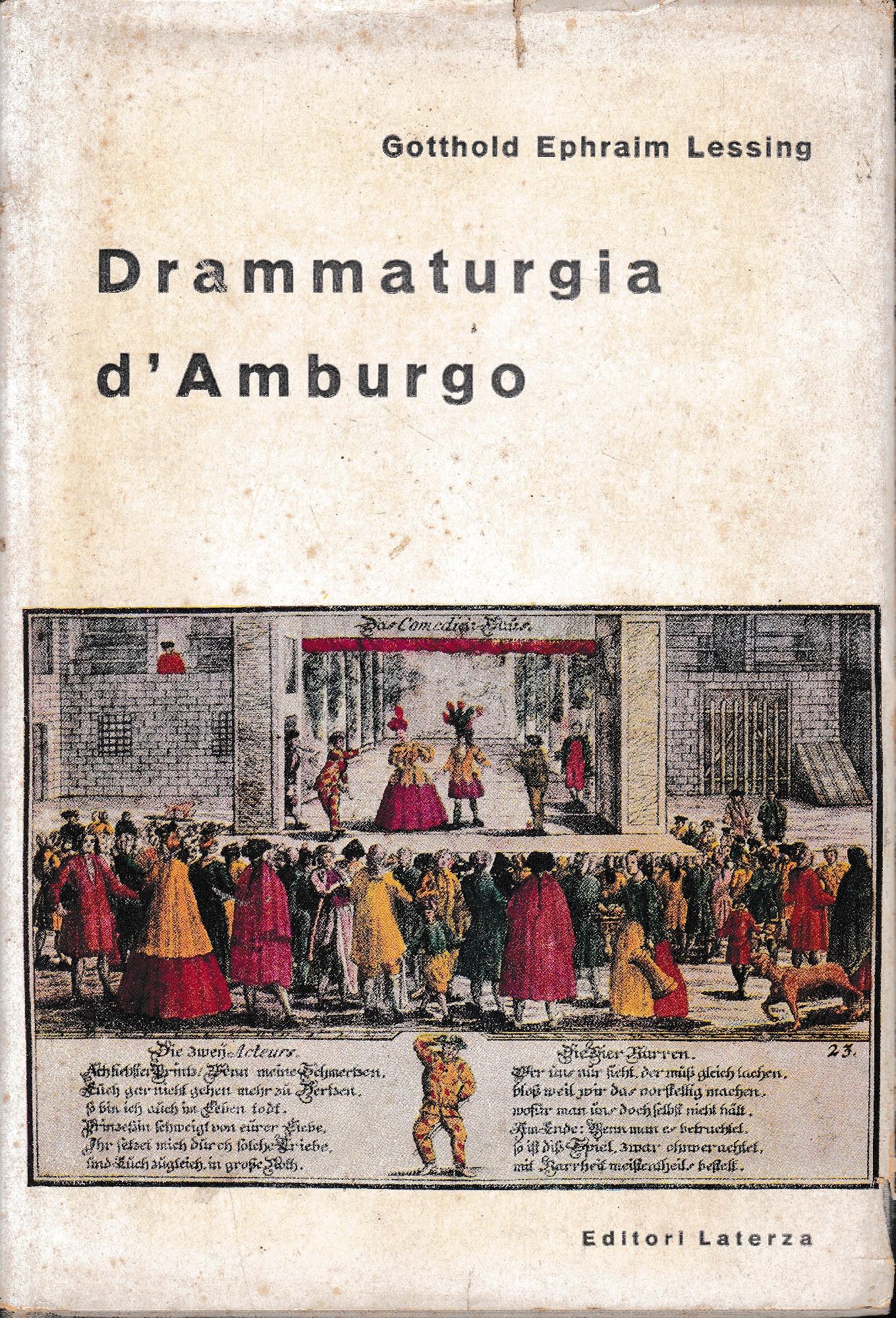 Drammaturgia d'Amburgo - copertina