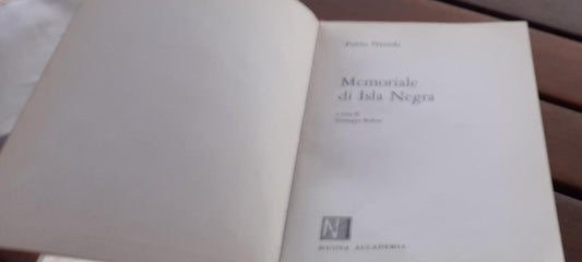 Memoriale di Isla Negra - copertina