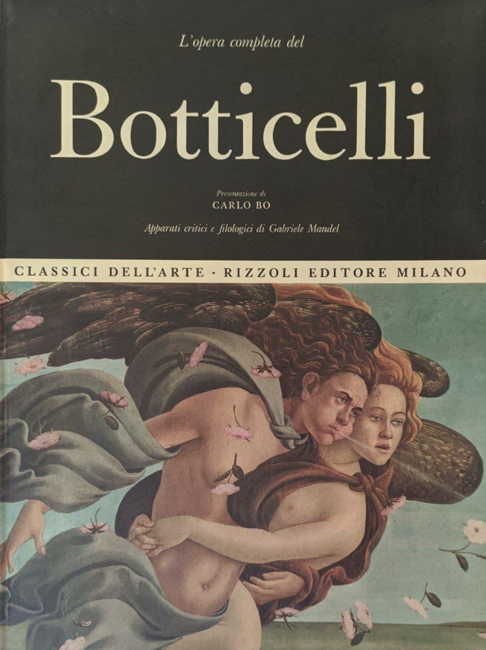 L'opera completa del Botticelli - copertina