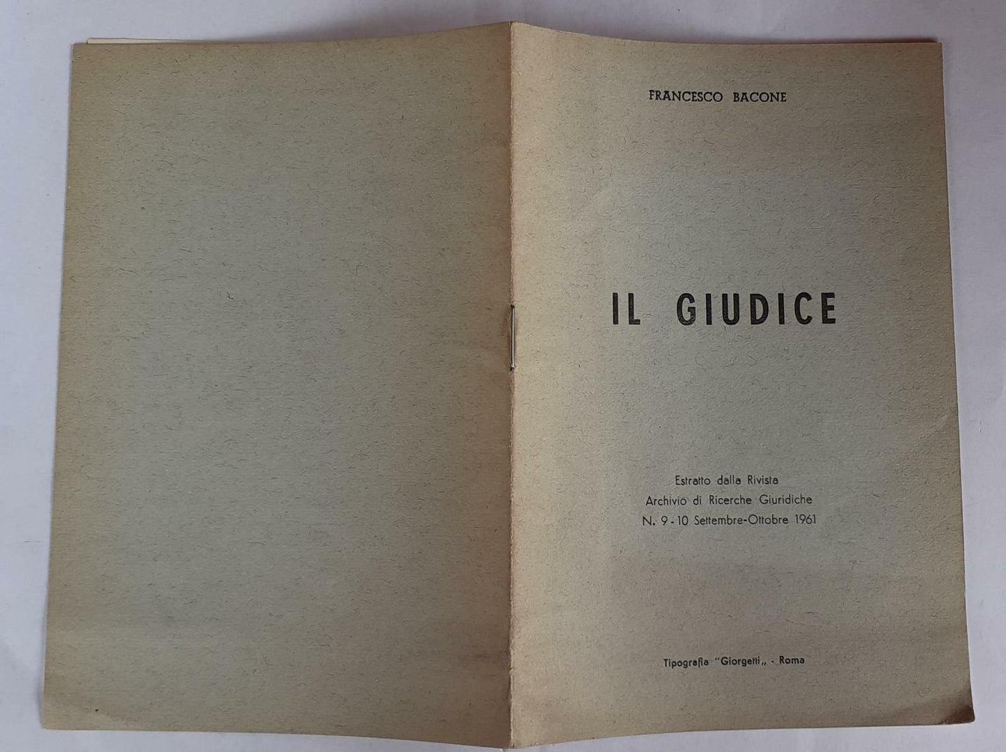 Il Giudice - copertina