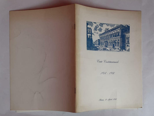 Convocazione della corte costituzionale - copertina