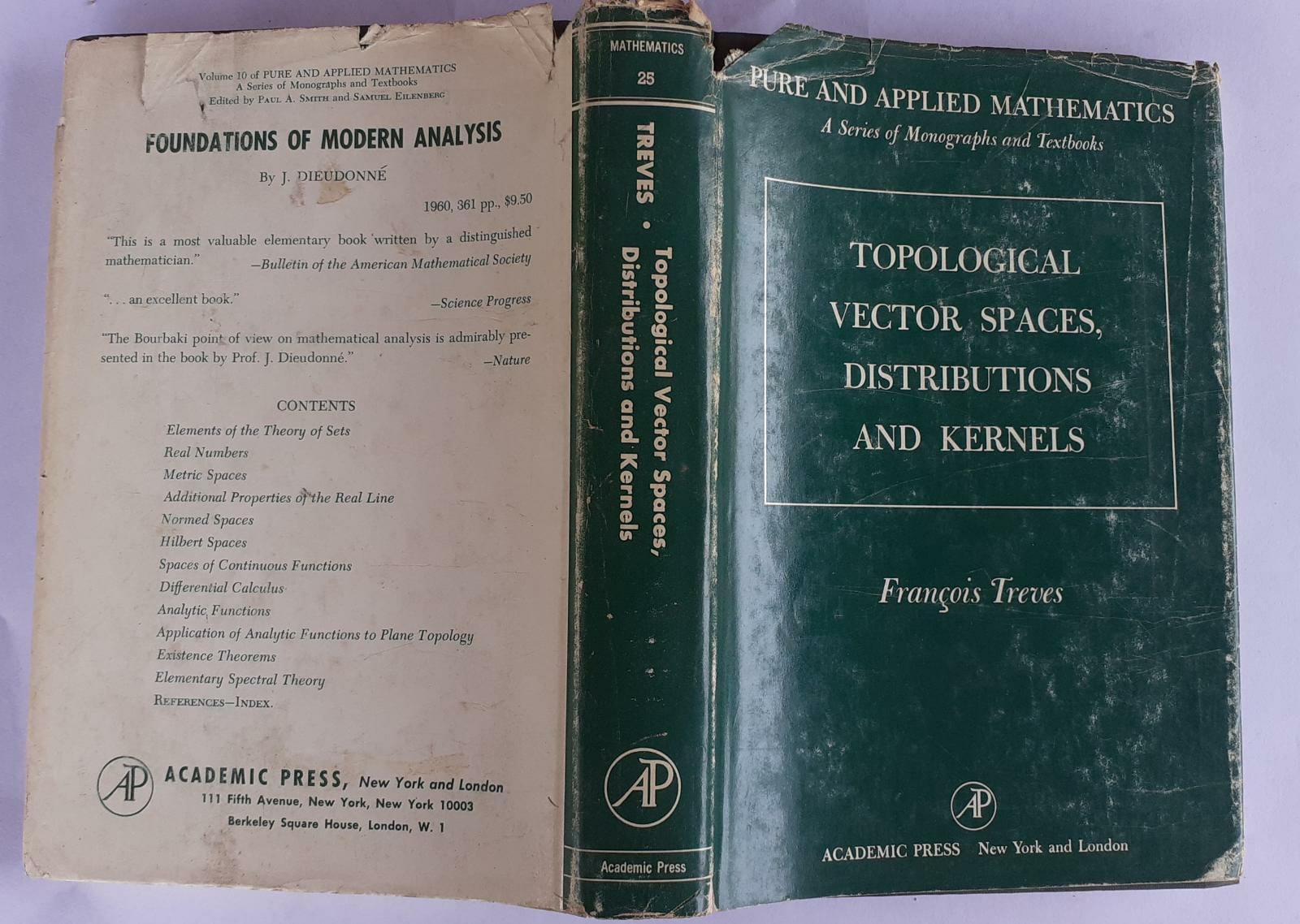 Topological vector spaces, distributions and Kernels - copertina