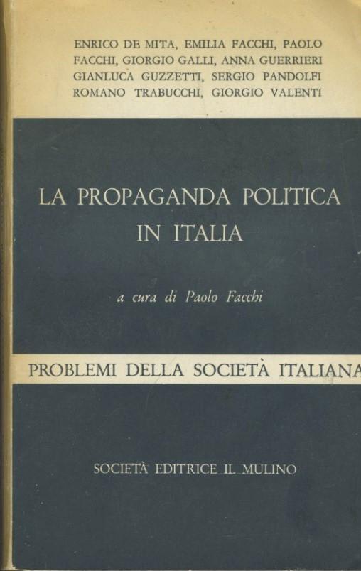 La propaganda politica in Italia - copertina