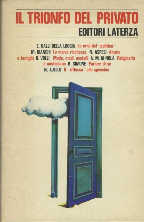 Il trionfo del privato - copertina