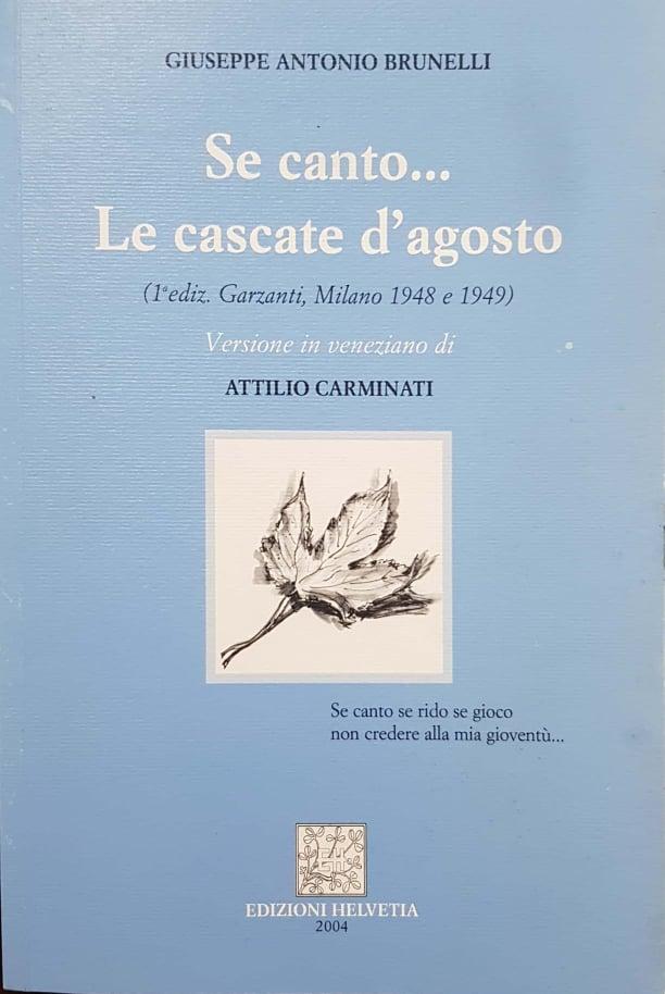 Se canto.. ; Le cascate d'agosto - copertina