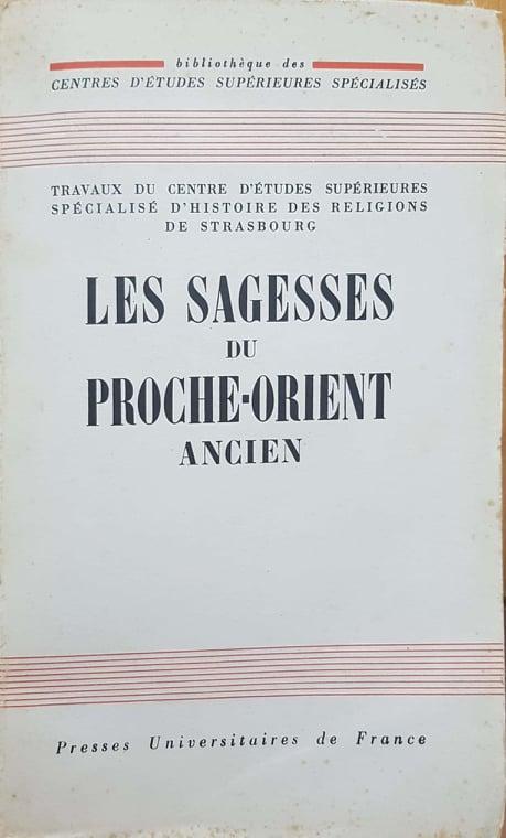 Les sagesses du proche-orient ancien - copertina