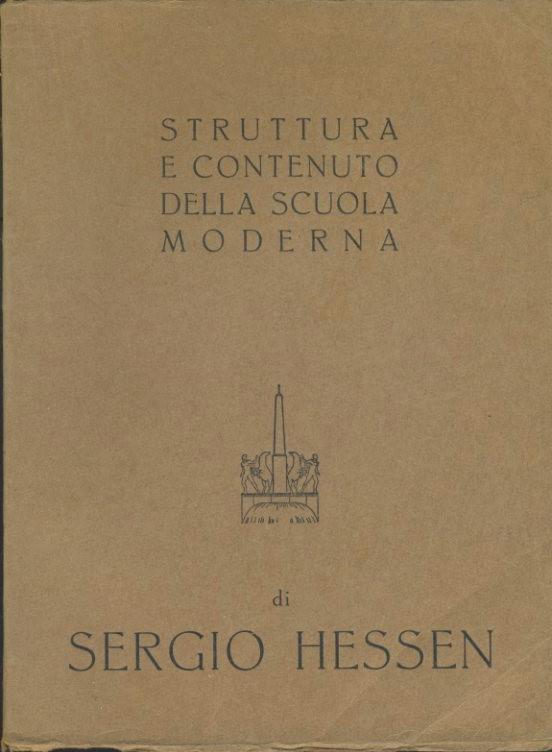 Struttura e contenuto della scuola moderna - copertina