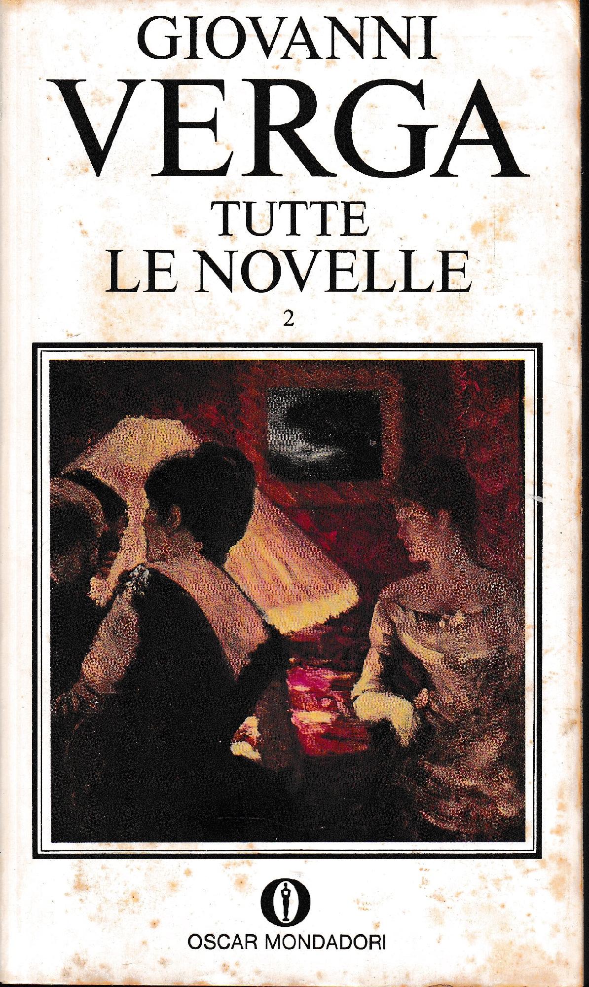 Tutte le novelle, vol. 2°. - copertina
