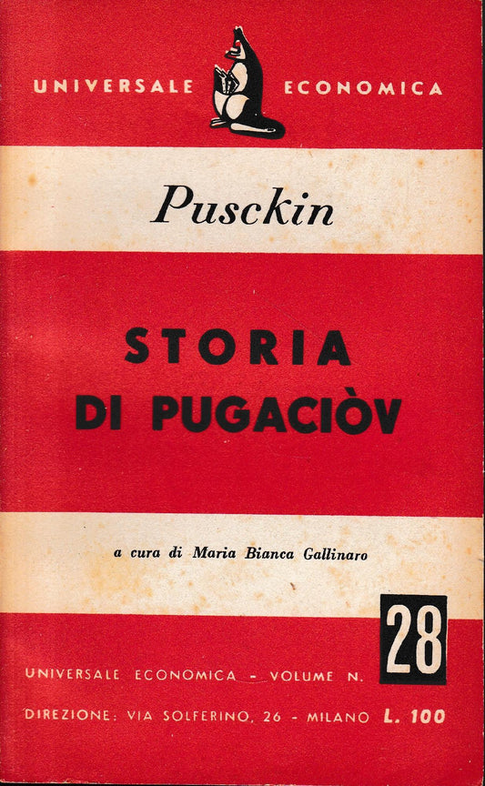 Storia di Pugaciòv - copertina