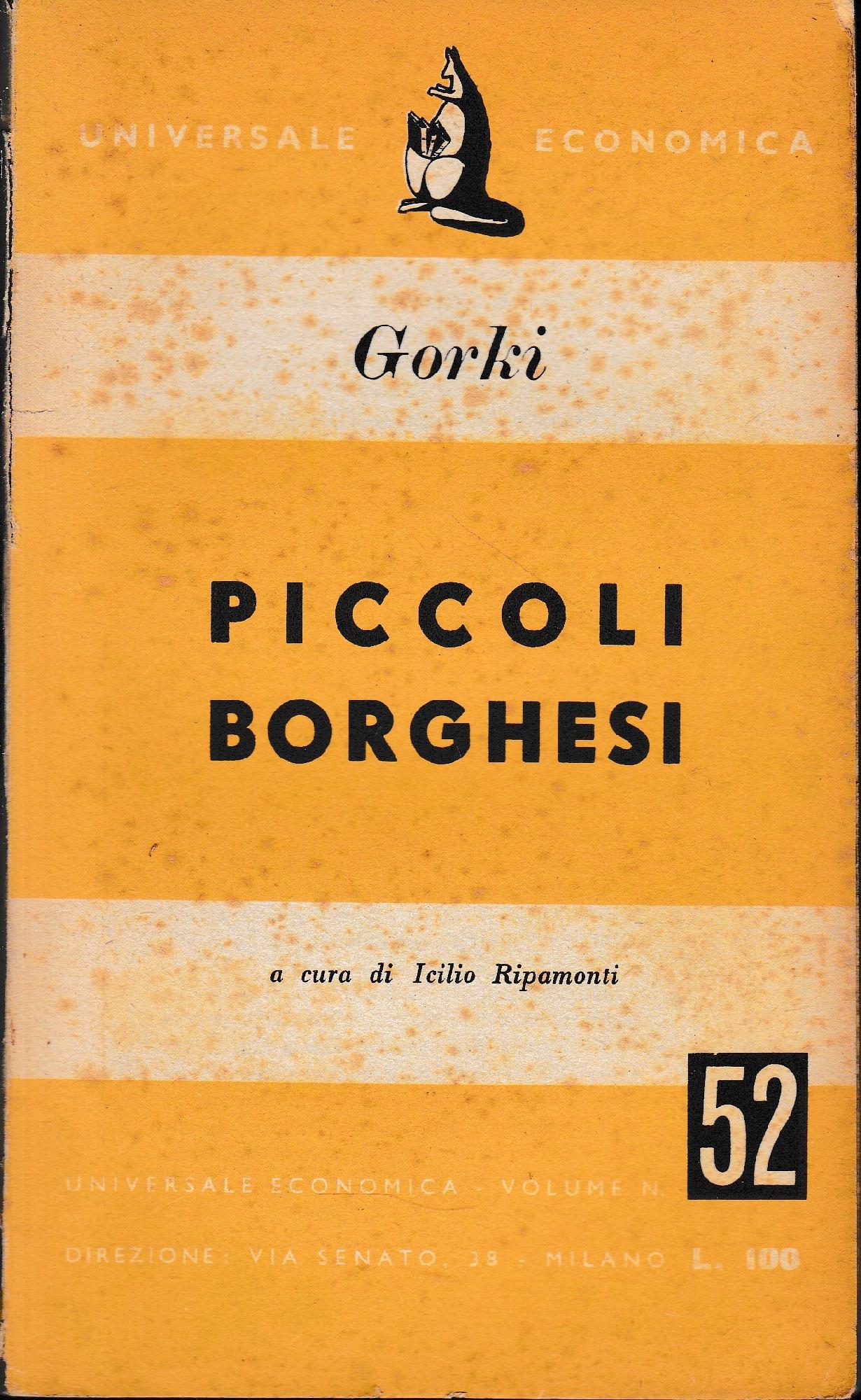 Piccoli borghesi - copertina