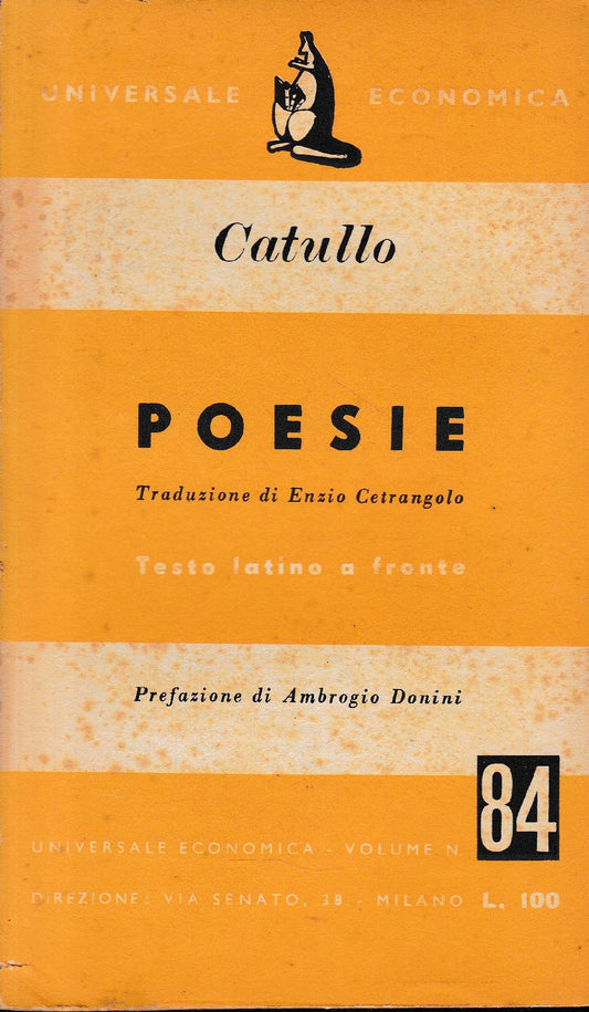 Poesie. Testo Greco a fronte - copertina